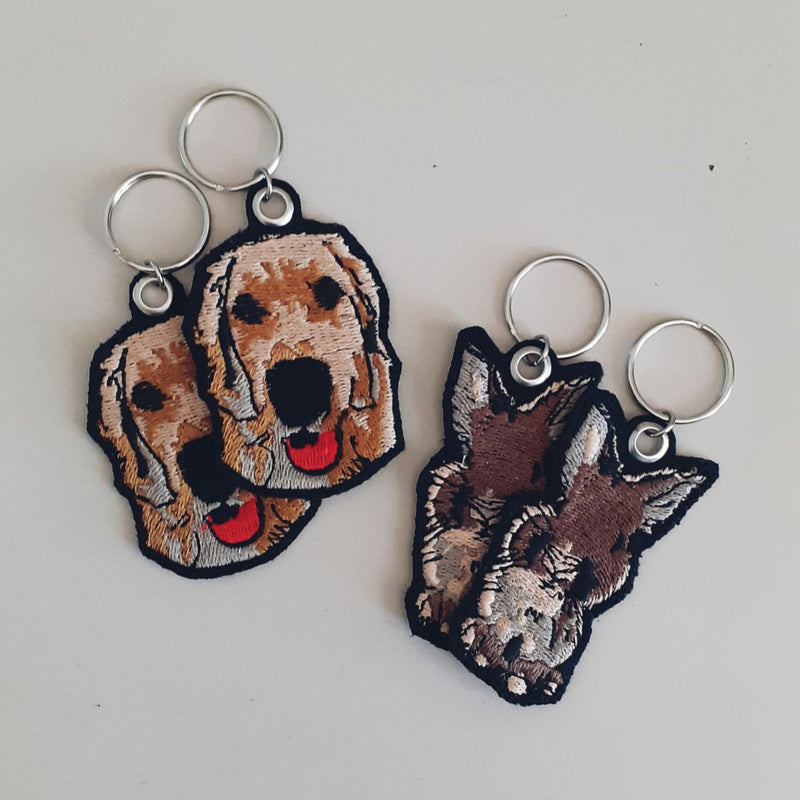 Embroidered Keychain
