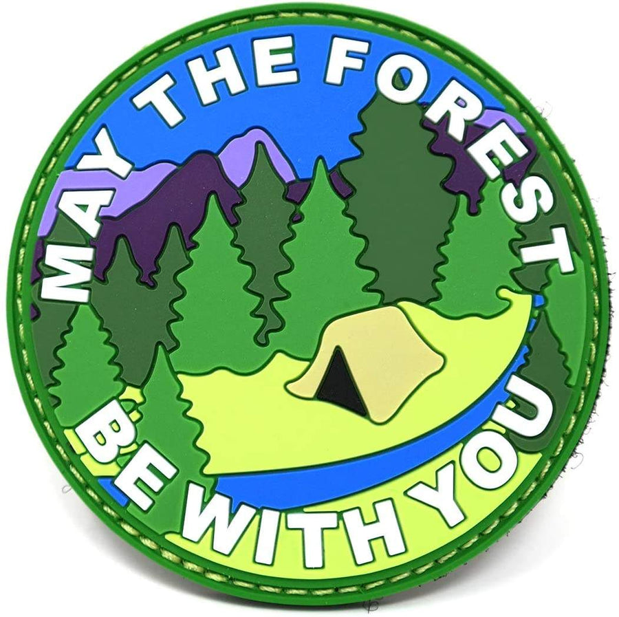 2D PVC patch with flat color layers