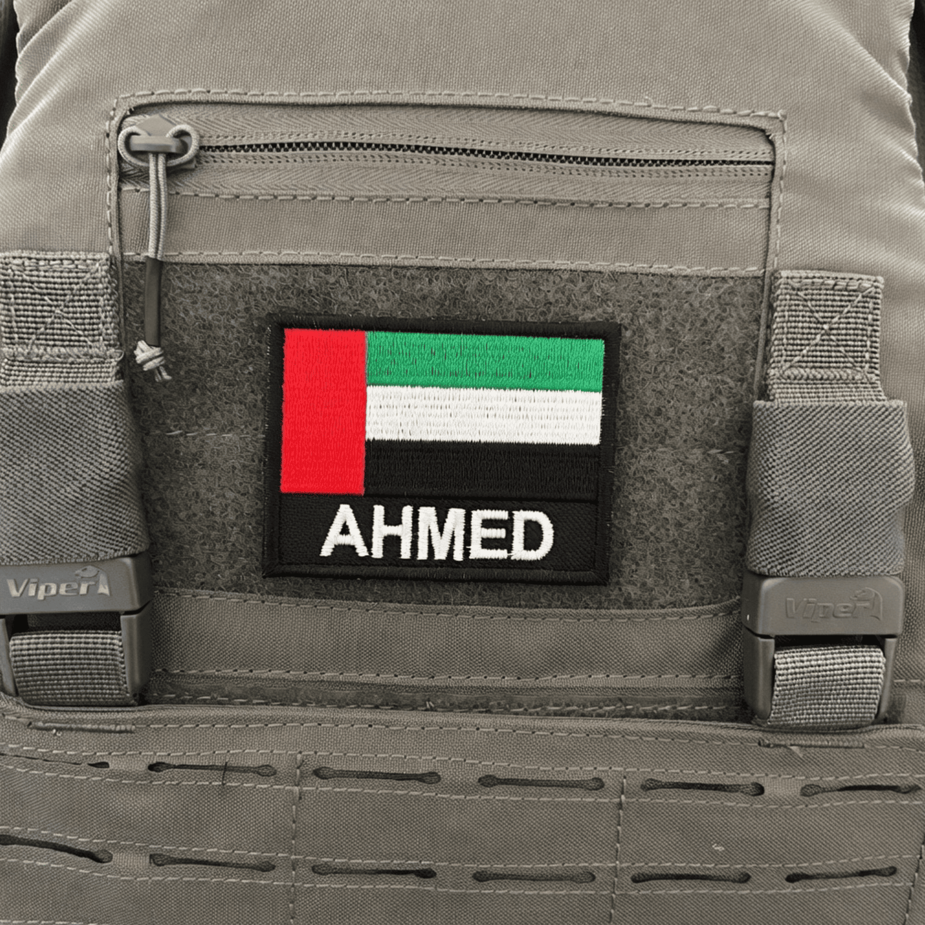 Custom embroidered name patches for uniforms and workwear