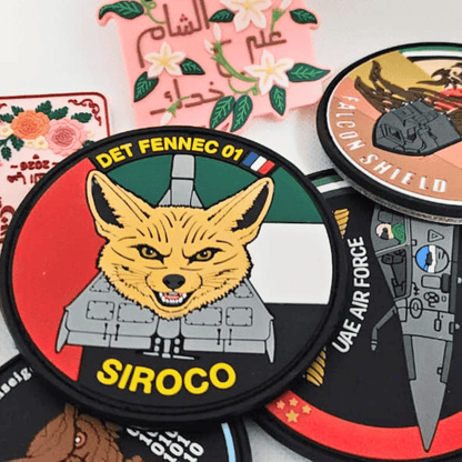 Custom rubber patches