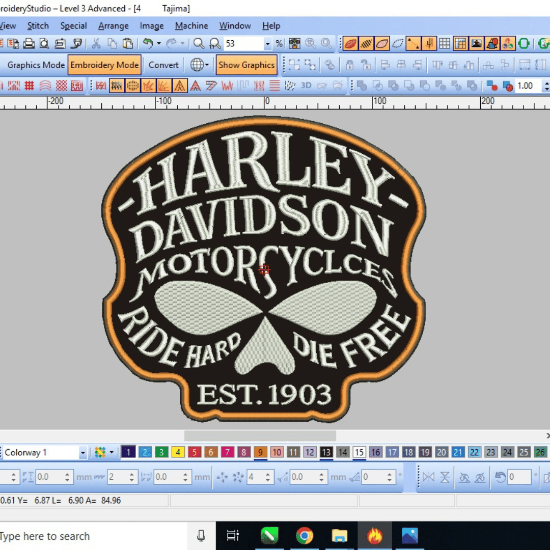 embroidery digitizing
