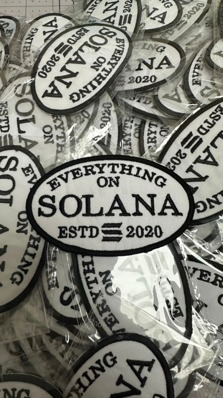 Solana Embroidered Patch