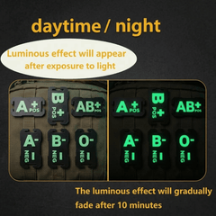 Glow in the dark patches