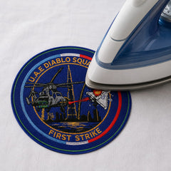 Custom logo patch with detailed color and lettering