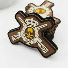 Close-up of custom patch stitching and edge detail