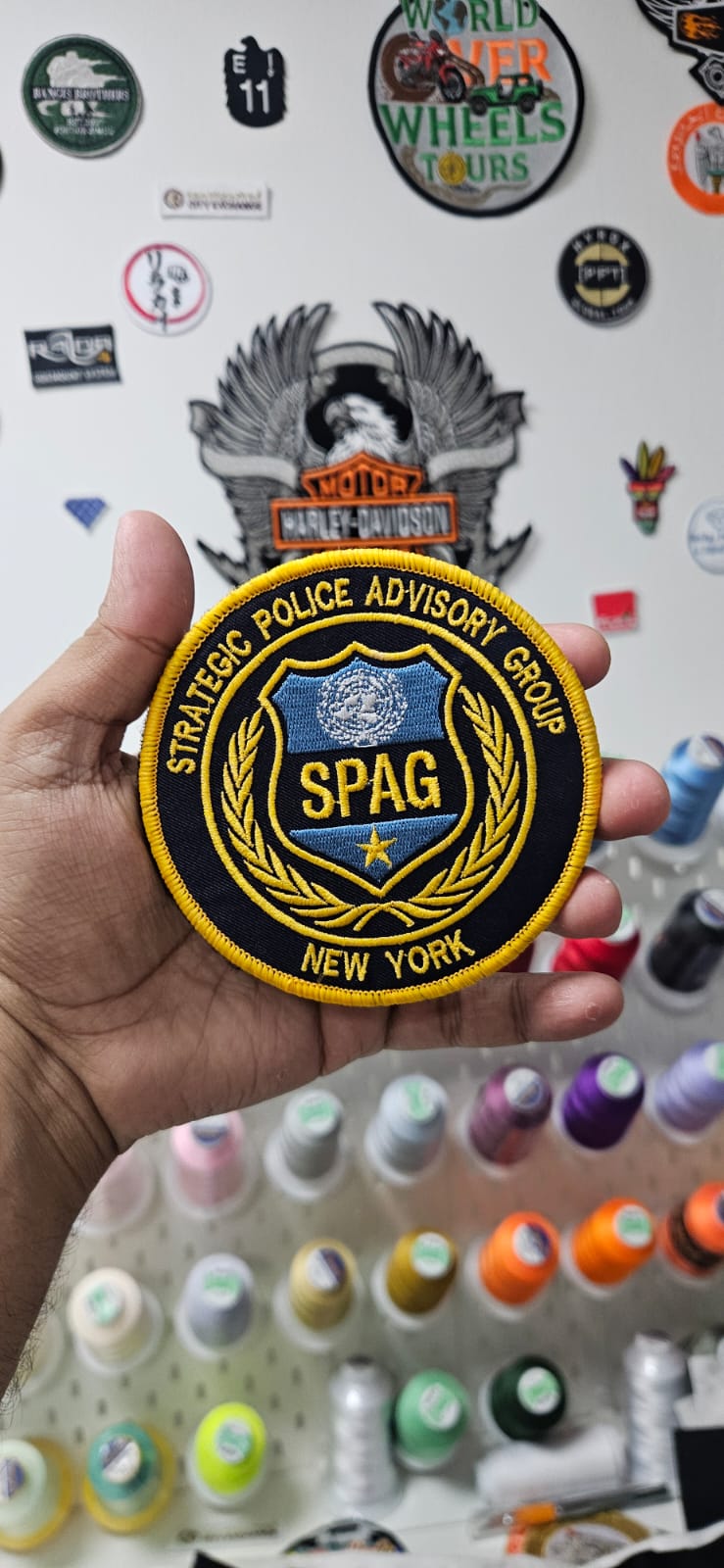 embroidered patches