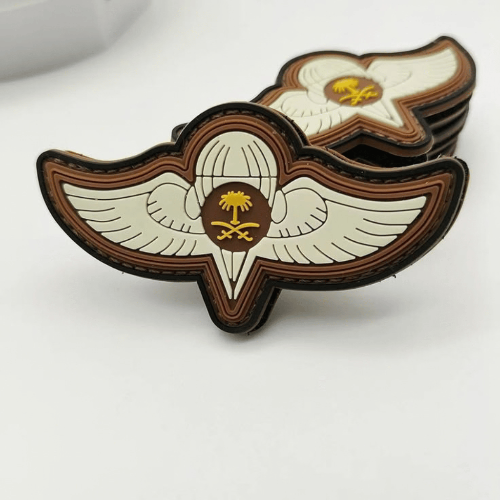 Custom logo patch with detailed color and lettering